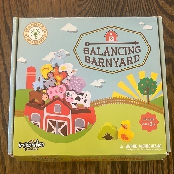 Balance Wooden Barnyard Playset Game - Picture 3 of 12
